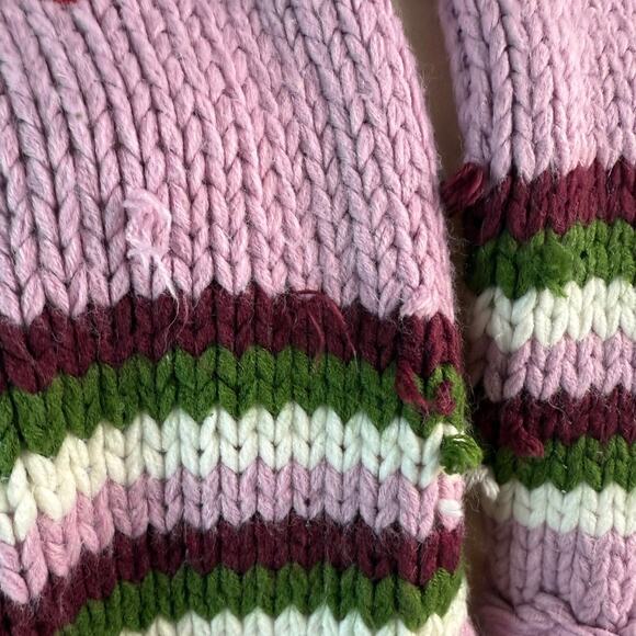 Vintage 2000s Juicy Couture Multi Color Striped Wool Hat & Scarf Set main image 6